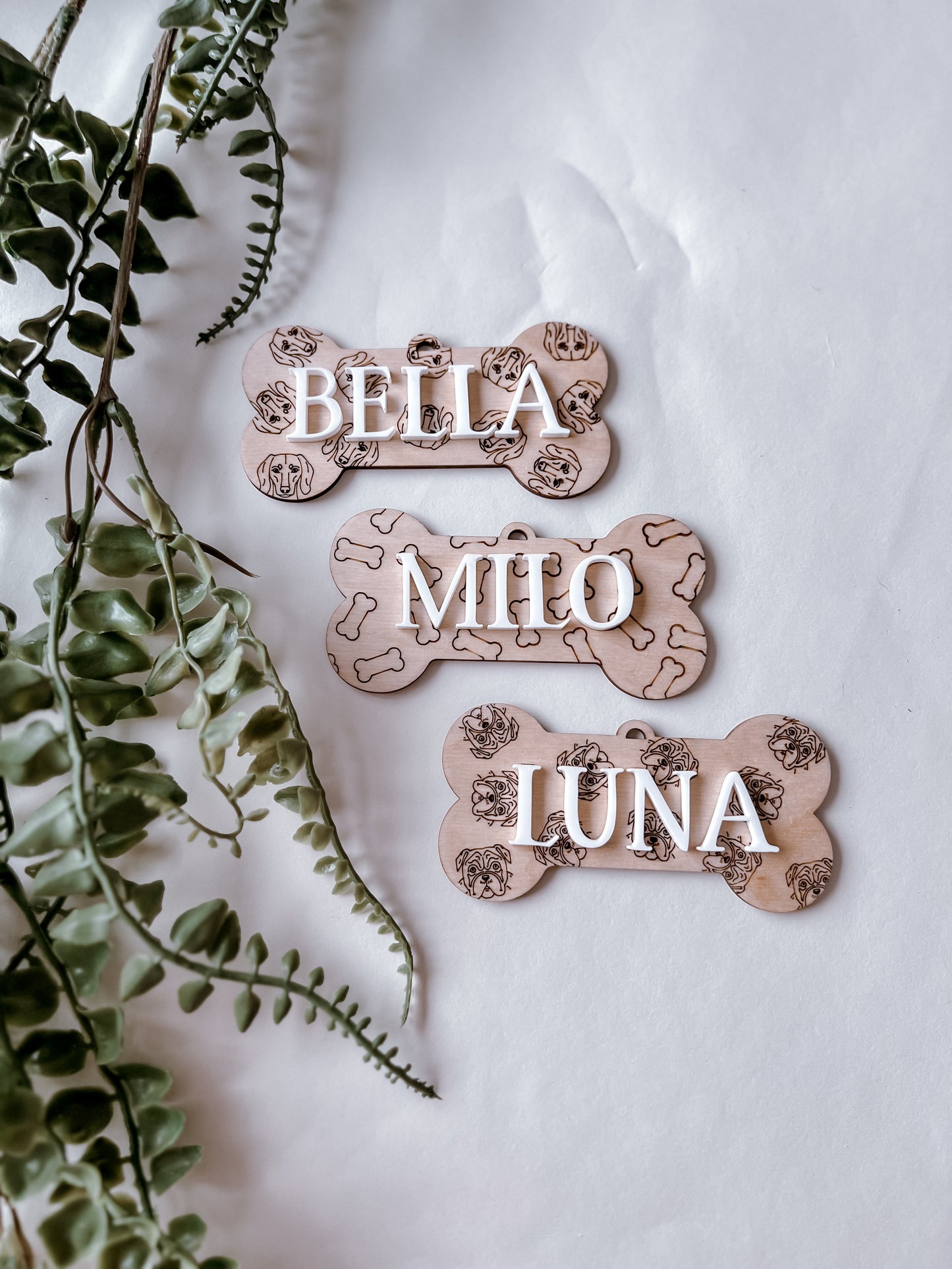 Dog Bone Stocking Tag