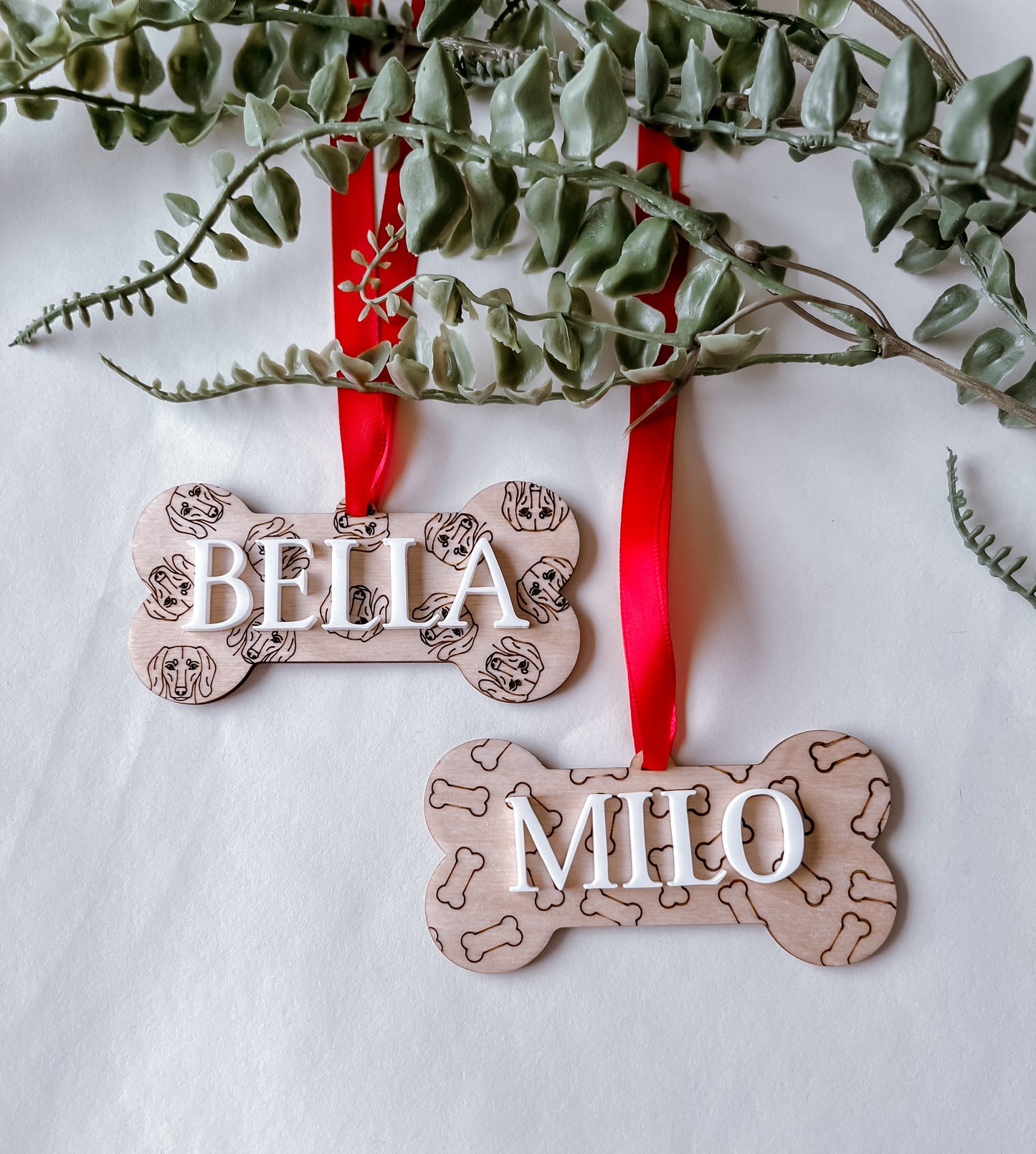 Dog Bone Stocking Tag