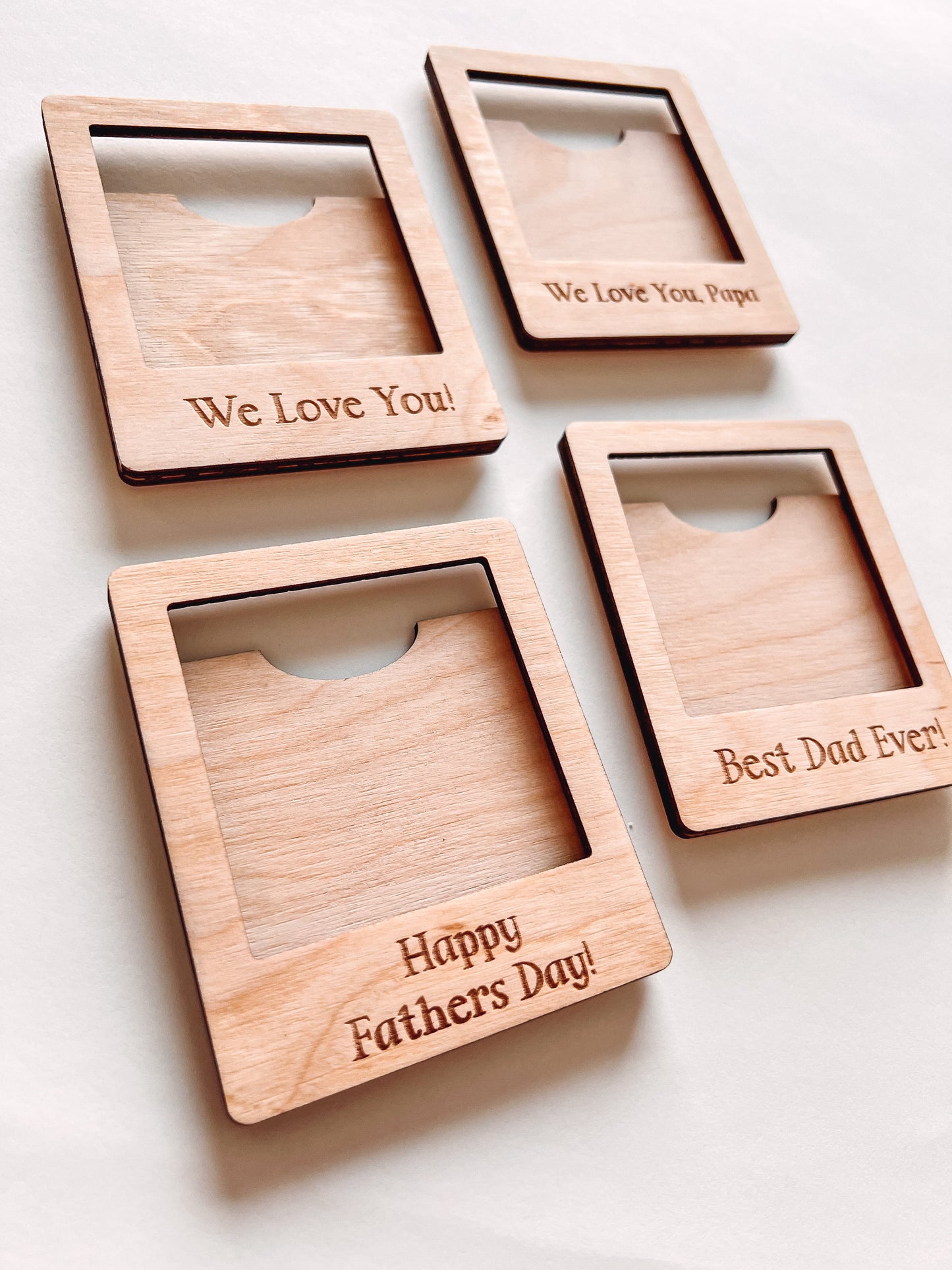 Wooden Photo Magnet