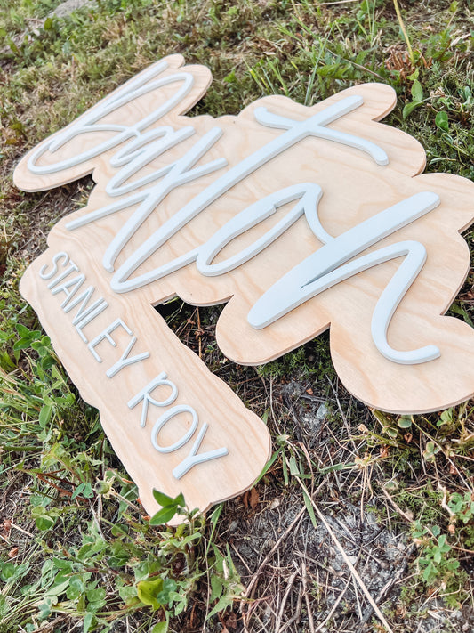 Double Layered - First + Middle Name BUNDLE