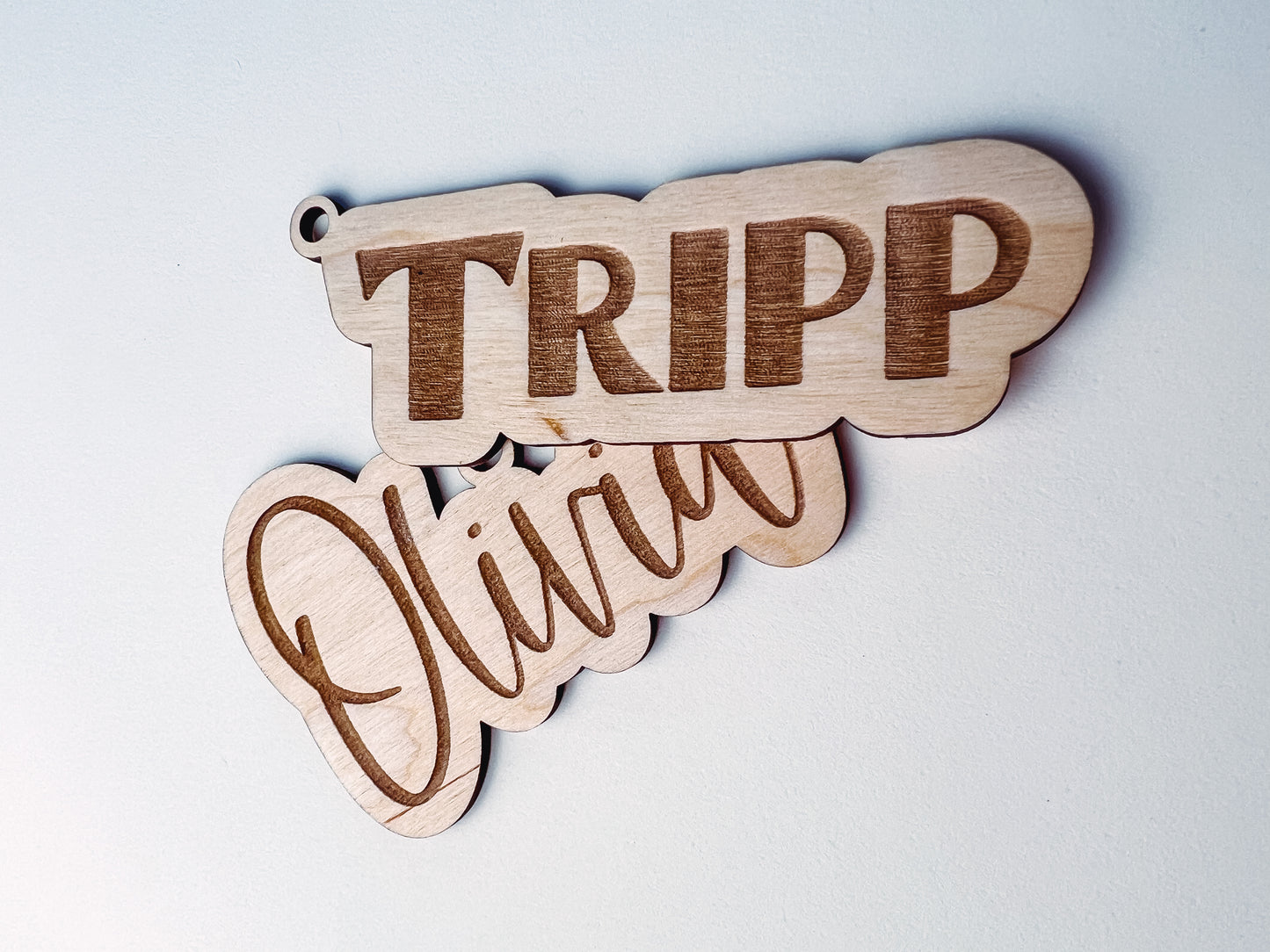 Wooden Bag Tag