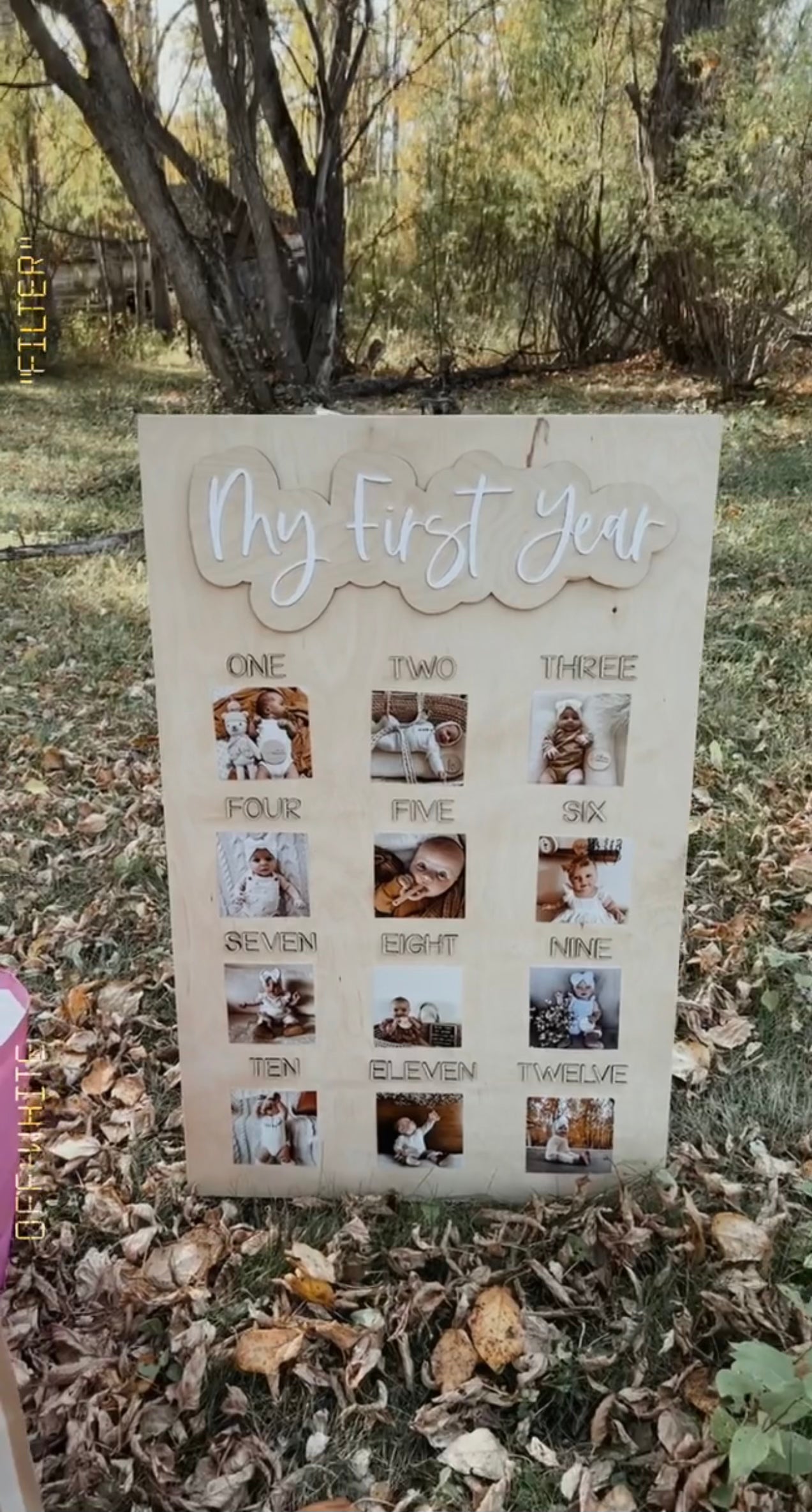 First Birthday Board (RENTAL)