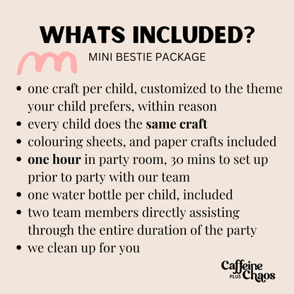 MINI Bestie Birthday Package