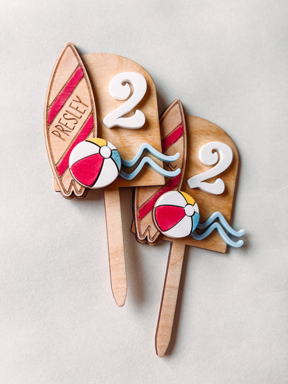 Beach Cake Topper