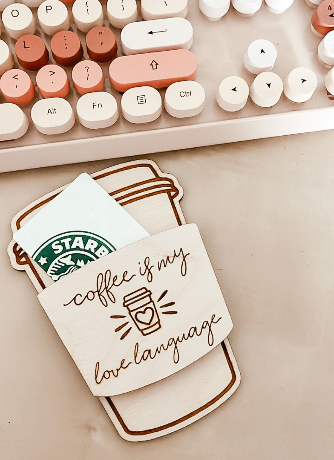 Gift Card Holder - coffee lover