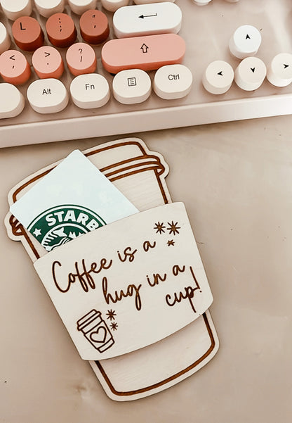 Gift Card Holder - coffee lover