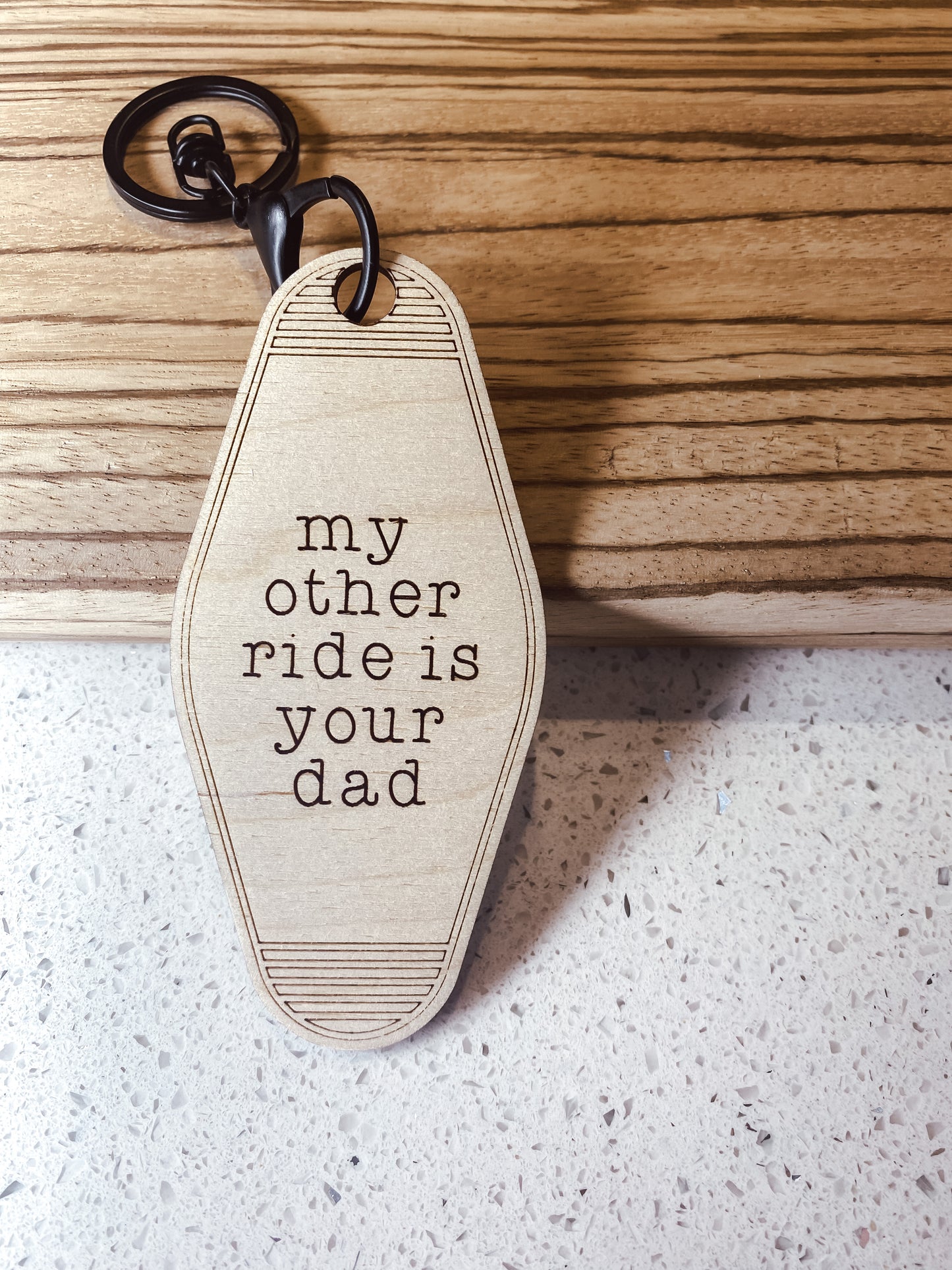 Ridin’ Dad Keychain